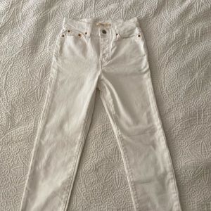 NWOT Levi's White Wedgie Fit Straight Jeans